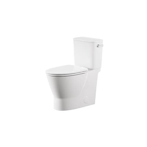 American Standard 252AA898.020 Cadet Aspirations Two-Piece Toilet with Slow-Close Seat, Elongated Front, Chair Height, Right Hand Flush, White, 1.28 gpf