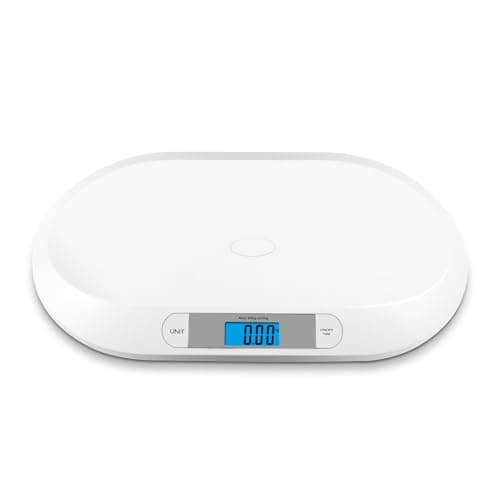 SIKE Feline Scale, Digital Portable Pet Dog Cat Scale; Comfort Baby Scale, 44 Pound Capacity, 3 Weighing Modes, Accurate Digital Scale for Infants, Toddlers, and Babies