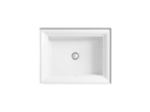 Kohler K-21783-0 Artifacts 21 1/4" Rectangle Undermount Bathroom Sink, White