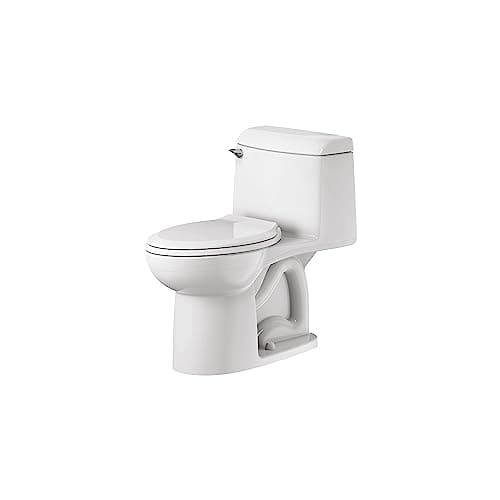 American Standard 2034314.020 Champion 4 One-Piece Toilet with Toilet Seat, Elongated Front, Chair Height, White, 1.6 gpf