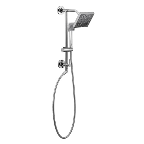 Moen S6340EP 90 Degree 6" Eco-Performance Single-Function Showerhead with Immersion Technology at 2.0 GPM Flow Rate, Chrome