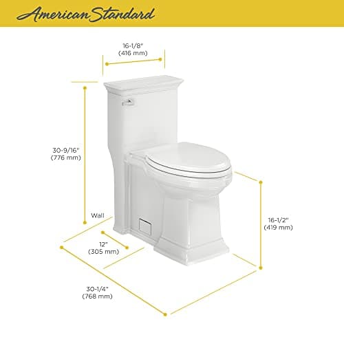 American Standard 2851A104.020 Town Square S One Piece Toilet, White