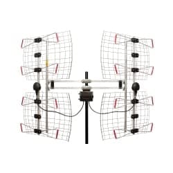 Antennas Direct 8-Element Bowtie UHF Outdoor HDTV Antenna, Multi-Directional, 70+ Mile Range, 4K 8K UHD NEXTGEN TV – w/All-Weather Mounting Hardware