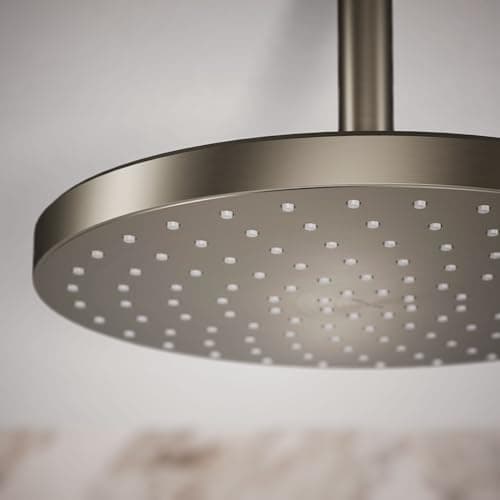 Kohler 76465-G-BN Awaken® 10" single-function rainhead, 1.75 gpm, Vibrant Brushed Nickel
