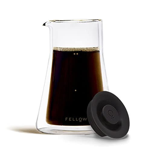 Fellow Stagg [XF] Pour-Over Coffee Maker Set - Kit Includes Stagg [XF] Pour-Over Dripper, Stagg Double Wall Glass Carafe, and 30 Paper Filters
