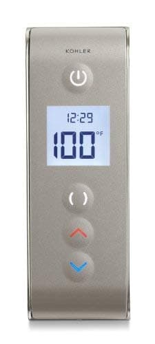 Kohler K-527-1SN Digital Shower 2-Outlet Interface Control Satin Nickel/Nickel