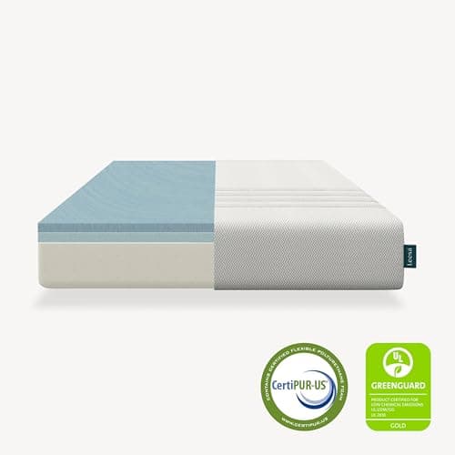 Leesa Twin Size Kids Mattress, Medium Firm Firmness, Soothing Foam and Responsive Memory Foam, 7.5", CertiPUR-US Certified, 100-Night Trial