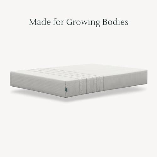 Leesa Full Size Youth Foam Mattress, Medium Firm Firmness, Soothing Foam and Responsive Memory Foam, 10", CertiPUR-US Certified, 100-Night Trial