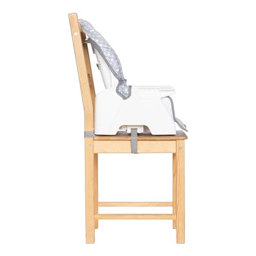 Baby Trend Adapt SpaceSaving Booster High Chair, Pebblestone Aqua