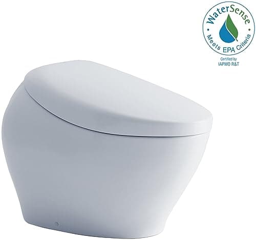 TOTO NEOREST® NX1 Dual Flush 1.0 or 0.8 GPF Toilet with Integrated Bidet Seat, EWATER+® - Cotton White - MS902CUMFG#01