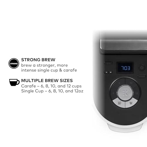 Keurig K-Duo Plus Single Serve & Carafe Coffee Maker, Multi-Position 60oz Removable Reservoir, Programmable Auto Brew Carafe, Black