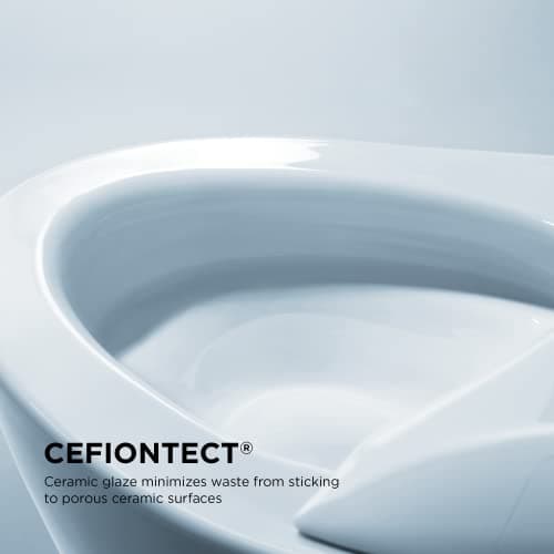 TOTO NEOREST AS Dual Flush 1.0 or 0.8 GPF Toilet with Intergeated Bidet Seat & EWATER+, Cotton White - MS8551CUMFG#01