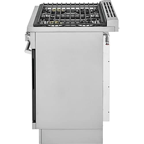 Electrolux ECFD3068A 30 Inch Wide 4.6 Cu. Ft. Free Standing Dual Fuel Range with Dual Brass Power Burners - Stainless Steel
