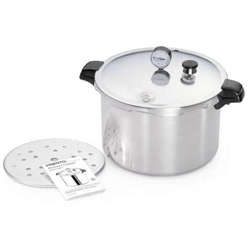 Presto 01755 16-Quart Aluminum canner Pressure Cooker, One Size, Silver