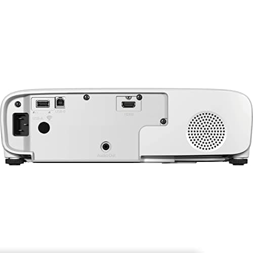 Epson Home Cinema 880 3-chip 3LCD 1080p Projector, 3300 lumens Color and White Brightness, Streaming and Home Theater, Built-in Speaker, Auto Picture Skew, 16,000:1 Contrast, HDMI 2.0, White