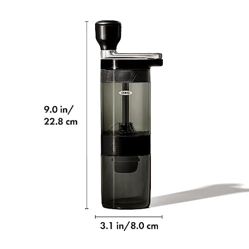 OXO Brew Manual Burr Coffee Grinder,Black