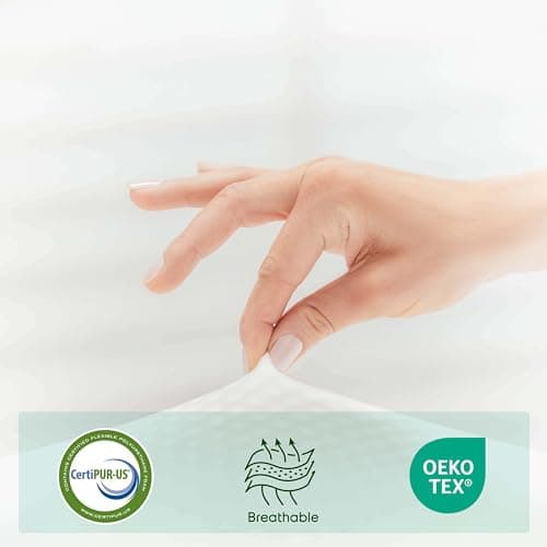 Nestl Green Tea Twin Mattress 8 Inch - Cooling Graphite Memory Foam Twin Mattress for Kids, Fiberglass Free Pressure Relief Supportive Bed in A Box, CertiPur-US Certified
