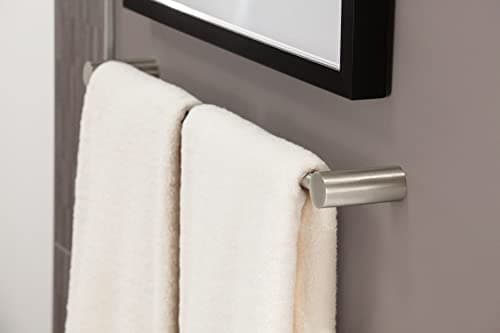 Moen YB0424BN Align 24-Inch Modern Single Towel Bar for Bathroom or Kitchen, Brushed Nickel