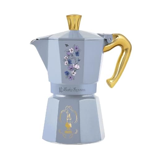 Bialetti – Moka Express Bridgerton: Iconic stovetop Espresso Maker – Official Netflix License, 6 Cups (6 oz.), Aluminum
