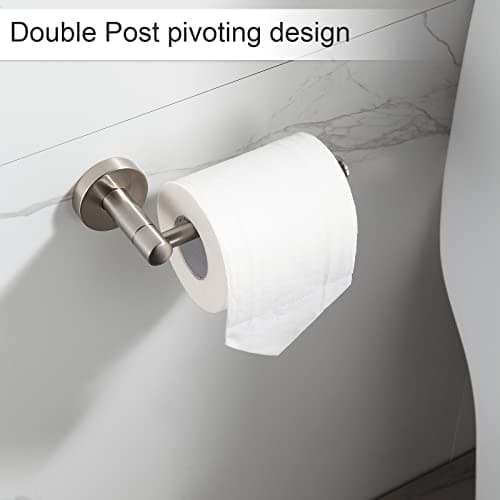 BGL Bathroom Hardware Set Brushed Nickel Bathroom Accessory Set Towel Bar 8 Pieces