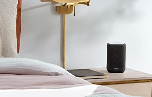 Denon Home 150 Wireless Smart Speaker – Compact Design, Wi-Fi & Bluetooth, HEOS Built-in, Alexa Built-in, Siri & AirPlay 2, Spotify Connect, Multi-Room Support, Black