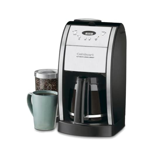 Cuisinart DGB-550BKP1 Automatic Coffeemaker Grind & Brew, 12-Cup Glass, Black