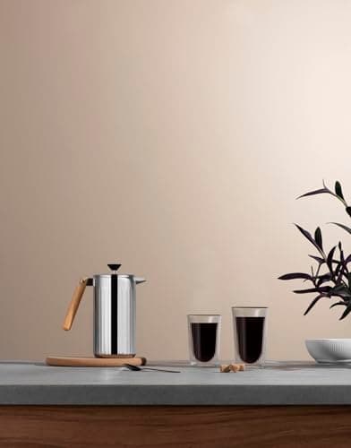 Bodum 34 oz Douro Double Wall French Press Coffee Maker, Polished Stainless Steel