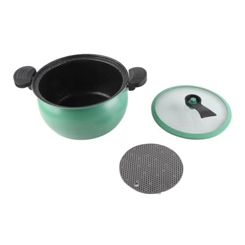 Micro Pressure Cooker Fast Cooking Cookware, 31 * 28 * 17cm Non Stick Microwave Kitchenware, Multi Functional Big Capacity Universal Stew Pot (7L)