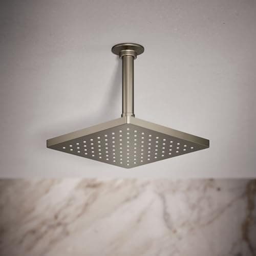 Kohler 26148-BN Honesty® 8" single-function rainhead, 2.5 gpm, Vibrant Brushed Nickel