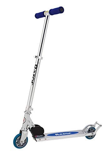 Razor AW Kick Scooter for Kids - Wheelie Bar, Lightweight, Foldable, Aluminum Frame, and Adjustable Handlebars