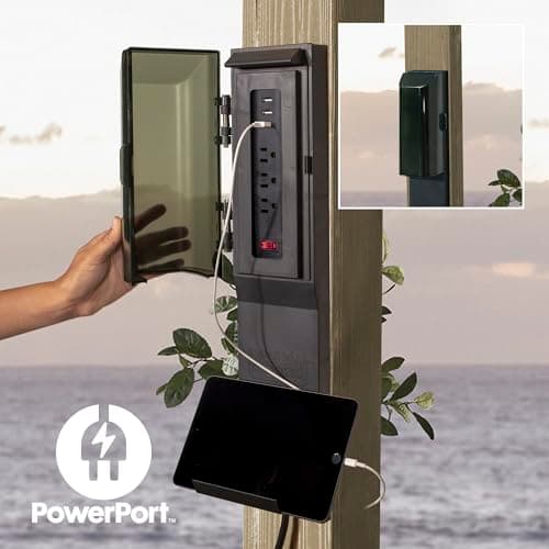 Backyard Discovery Somerville 14' x 10' Cedar Wood Pergola Kit with Trellis Roof, All-Season Durability, High-Wind Rating, PowerPort, Shade for Outdoor Patio, Deck, Garden, and Entertaining