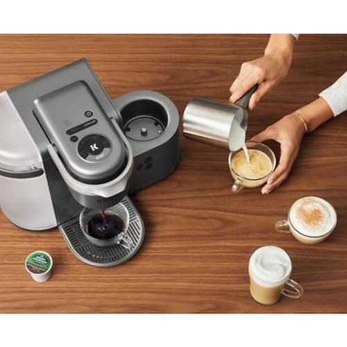 Keurig K-Cafe Special Edition Single Serve K-Cup Pod Coffee, Latte and Cappuccino Maker, Nickel