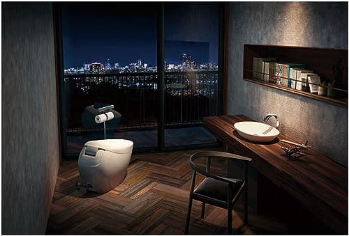 TOTO NEOREST® NX1 Dual Flush 1.0 or 0.8 GPF Toilet with Integrated Bidet Seat, EWATER+® - Cotton White - MS902CUMFG#01