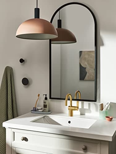 Moen White Vitreous China Undermount Sink, 23.625 X 14.75 X 7 Inch Rectangle Bathroom Sink with a High Gloss Porcelain Finish for Vanity Countertop Placement, BGCW10RU1223