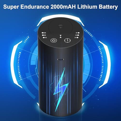 Waterless Car Diffuser, Waterless Diffusers for Essential Oils with Timer & No Leakage Tech, Super Quiet Cordless Aromatherapy Essential Oil Diffuser Battery Operated for Car, Room