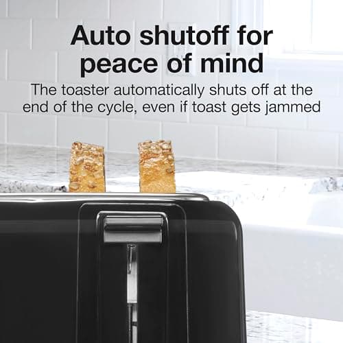 Proctor Silex 4 Slice Toaster with Extra Wide Slots for Bagels, Cool-Touch Walls, Shade Selector, Toast Boost, Auto Shut-off and Cancel Button, Black (24215PS)
