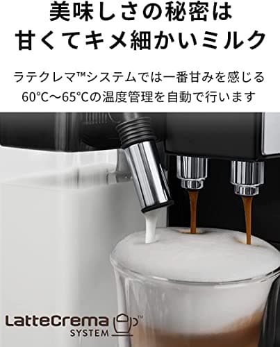 De'Longhi Eletta Digital Super Automatic Espresso Machine with Latte Crema System, Black