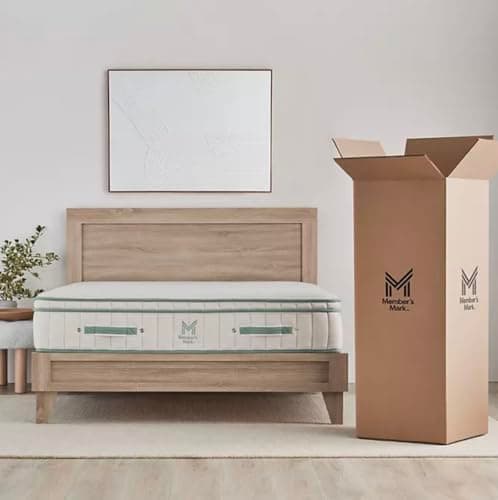 Mark Hotel Premier Medium-Firm Hybrid Mattress with Organic Latex-GOTS‐Certified Organic Cotton and Wool-Handcrafted in USA