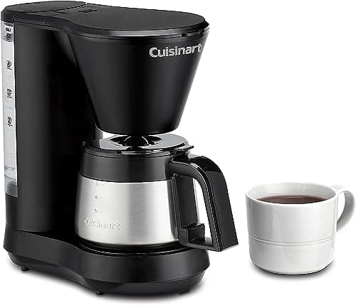 Cuisinart 5-Cup Coffeemaker with Stainless Steel Carafe, DCC-5570NAS