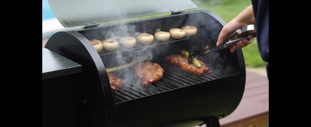 Grills DAPG-03 Electric Wood Pellet Smoker Grill, 456 SQ.IN Cook Area Pellet Grill with Auto Feed & PID Temperature Control (180-450°F), 8 in 1 BBQ Grill for Backyard Outdoor