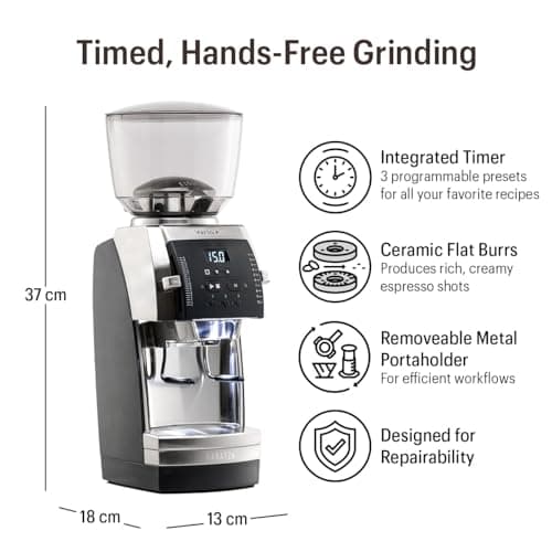 Baratza Vario+ Flat Ceramic Burr Grinder (Black)