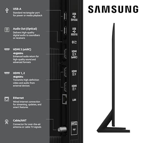 Samsung 50-Inch Class QLED Q8F 4K UHD Smart TV (2025 Model) Q4 AI Processor, 100% Color Volume with Quantum Dot, AirSlim Design, Endless Free Content, Samsung Vision AI, Alexa Built-in