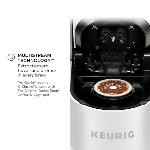 Keurig K-Supreme Single Serve K-Cup Pod Coffee Maker, MultiStream Technology, 4 Brew Sizes, 66oz Dual-Position Removable Reservoir, White