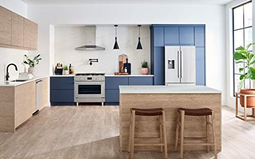 Bosch 800 Series 36 in. 3.5 cu. ft. Industrial Style Gas Range with 6-Burners in Stainless Steel HGS8655UC