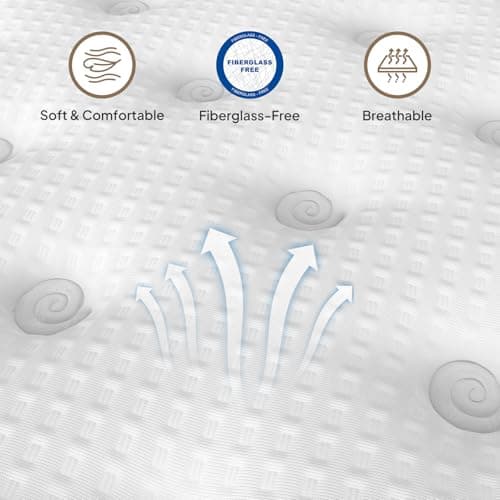 BedStory King Mattress 14 Inch Hybrid Plush Mattresses Gel Memory Foam & Pocket Spring Bed for Back Pain Relief, Fiberglass-Free, CertiPUR-US