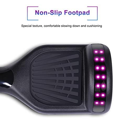 SISIGAD Scooters for Kids Ages 6-12, with Built-in Bluetooth Speaker and 6.5" Colorful Lights Wheels, Safety Certified Self Balancing Scooter Gift for Kids