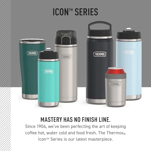 THERMOS ICON SERIES, Stainless Steel Mug, Granite, 16 oz