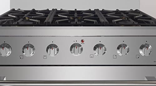 NXR SC3611 36" 5.5 cu.ft. Pro-Style Natural Gas Range with Convection Oven, Stainless Steel