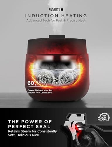CUCKOO 6-Cup Uncooked / 12-Cup Cooked Induction Heating Twin Pressure Rice Cooker, 16 Menu Modes, Multi-Language Voice Guide, Versatile Grain Multi-Cooker & Pressure Cooker (CRP-LHTR0609FW)