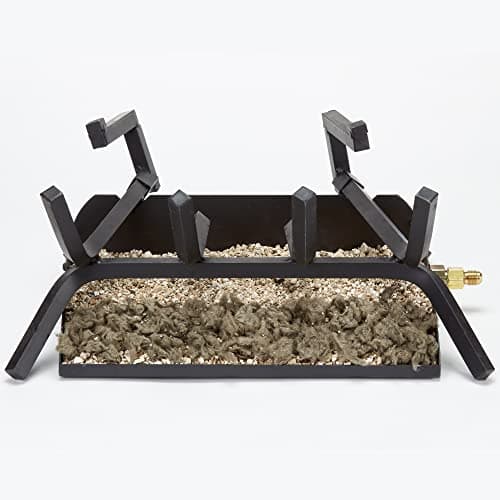 HearthSense CSW18HVL Natural Gas Vented Fireplace Logs Set with Match Light, 45000 BTU, Heats up to 1650 Sq. Ft, Colorado Split Wood, 18 Inches
